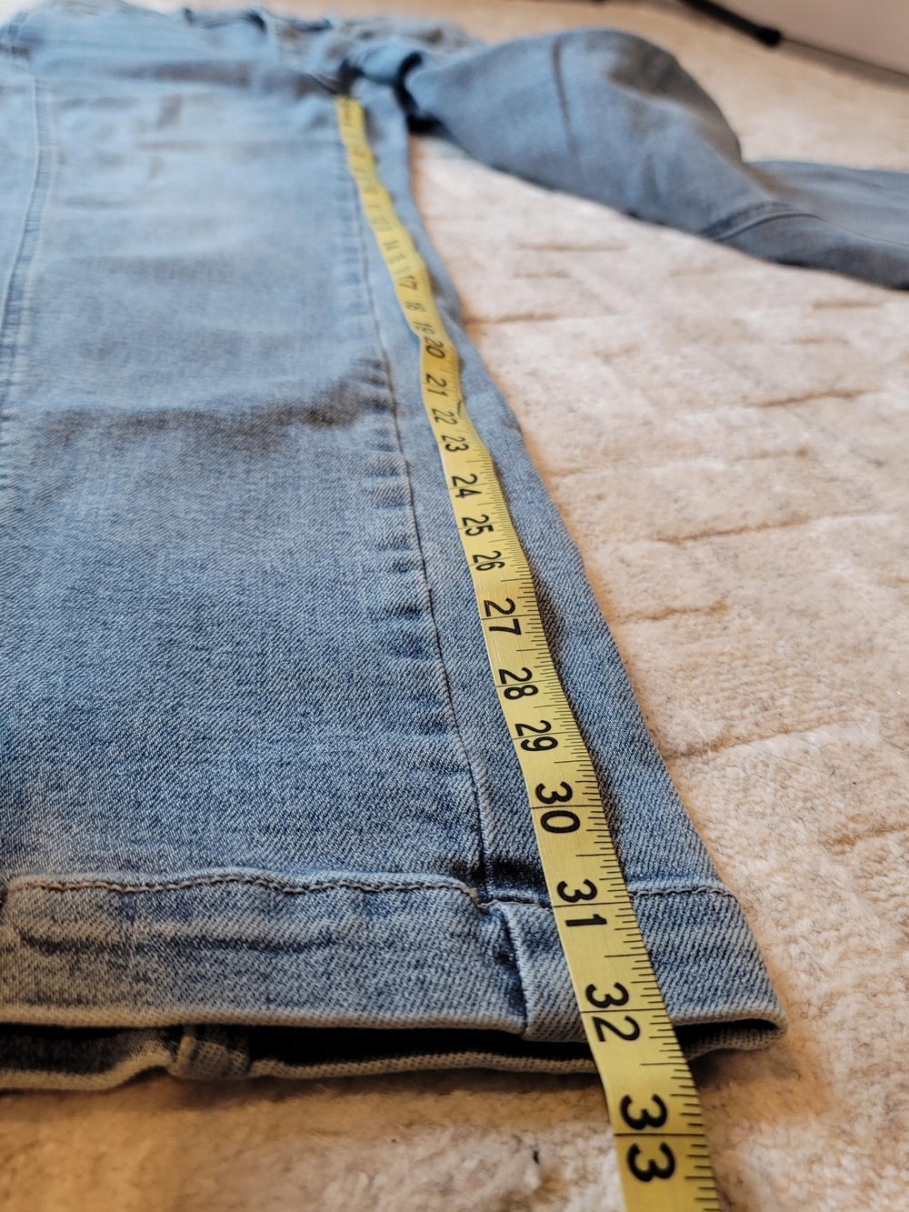 EUC JUDY BLUE Joy High Rise Side Seam Retro Wide Leg Medium Wash Jeans Size 9/29 - Picture 13 of 16